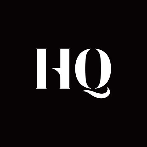 Hq Logo Letter Initial Logo Designs Template 2767695 Vector Art At Vecteezy