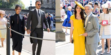 Glamour En La Boda Del Príncipe Harry Y Meghan Markle De Los Beckham A Los Clooney Y Los