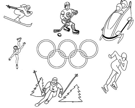 Medaille Olympique Dessin  Coloriage Logo de Jeux Olympiques dessin