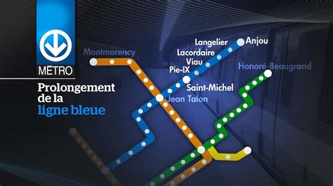 Québec Annonce 64 G Pour Cinq Nouvelles Stations Sur La Ligne Bleue