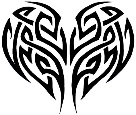 How To Draw A Tribal Heart Tattoo Design With Easy Step By Step Drawing Tutorial How To Draw Dat