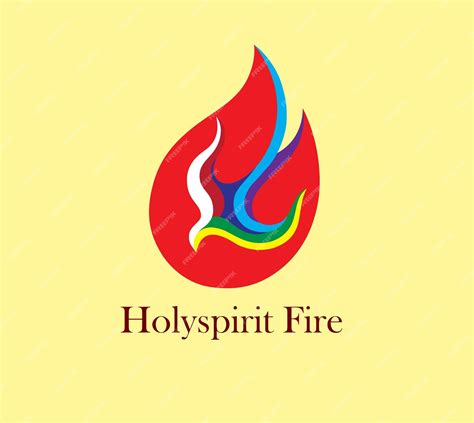 Premium Vector Holy Spirit Fire Logo Art Vector Design