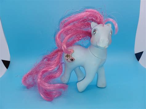 Vintage G1 My Little Pony Princess Royal Blue Mlp 80s Toy Etsy