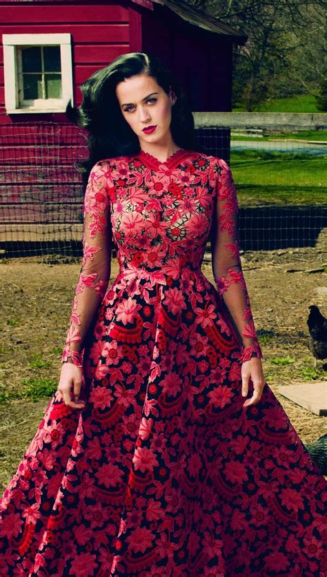 Katy Perry En Un Vestido Rojo Fondo De Pantalla Id2020