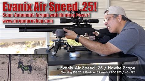 Evanix Air Speed 25 Semi Automatic Reliable Pcp Airgun With Power