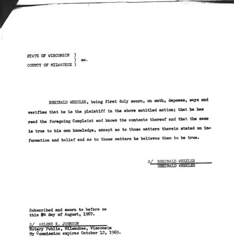 Letter Of Affidavit Free Printable Documents