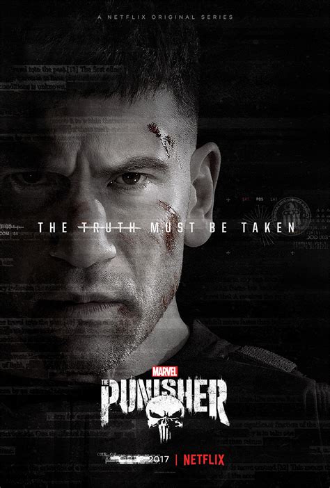The Punisher Season 1 Poster The Truth Must Be Taken The Punisher