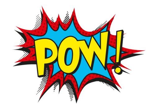 Batman Pow Clip Art Png Arte Pop Super Heroi