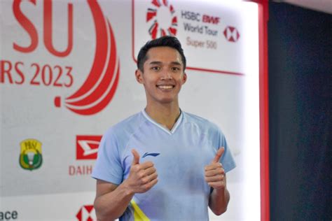 Hadapi Shi Yu Qi Di Semifinal Indonesia Masters 2023 Jonatan Christie