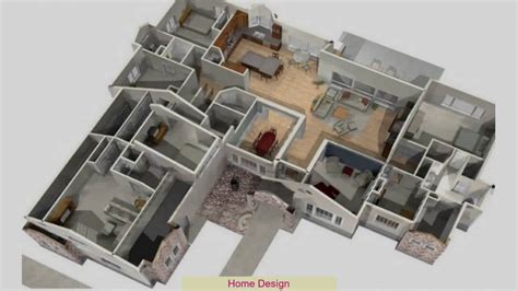 Inspirasi desain rumah mungil luas lahan 3m x 10m, 2 lantai lantai 1 : Desain Rumah Leter L - YouTube