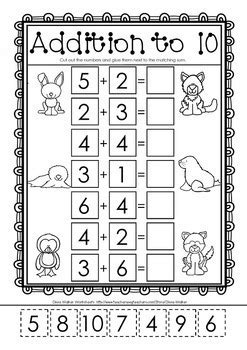 These worksheets are of the finest quality. Cut and Paste Math Worksheets / Printables for ...