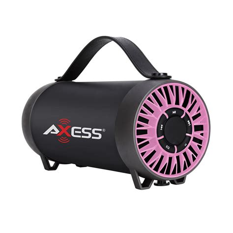 Axess Portable Bluetooth Speaker Built In Usb Support Fm Radio Line In