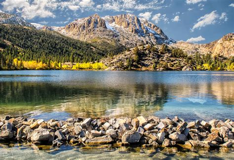 From the junction of highway 395, take highway 158 one mile. Gull Lake California - Brent Bremer Photography
