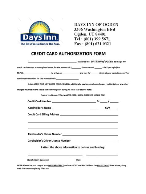 Union bank preferred rewards visa credit card details. Credit card hotel form - Fill Out and Sign Printable PDF ...