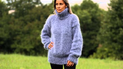 Hand Knitted Mohair Sweater By Extravagantza Youtube
