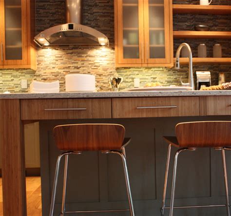 We wish our clients many happy times in the new heart of their home. Burlington Residence - Contemporary - Kitchen - Cedar ...
