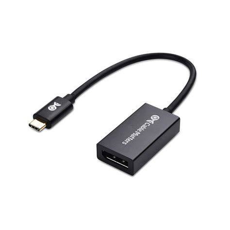 Cable Matters Usb C To Displayport Adapter With 8k Hdr Displayport 14