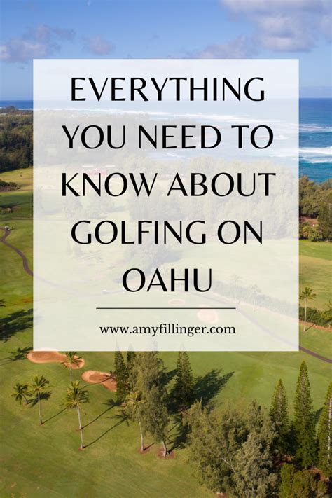 The Best Oahu Golf Courses Travel And Lifestyle Blog Travel Agency