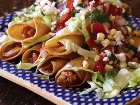 These chicken flautas should make it to your menu! Chicken Flautas : Recipes : Cooking Channel Recipe ...