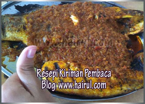 Ikan bakar oles bumbu kampar. Resepi Ikan Bakar Siakap Tasek Raban Marveles | Chef ...