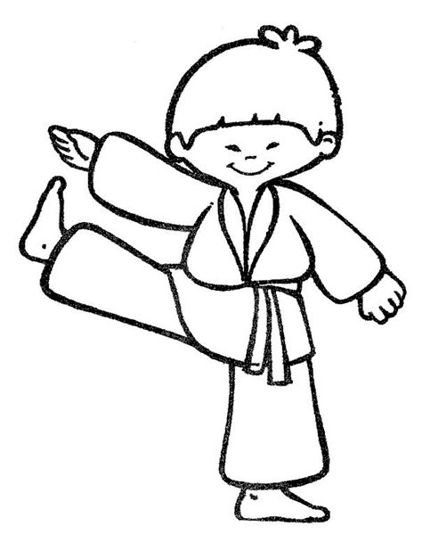 Dibujos De Judo Para Colorear