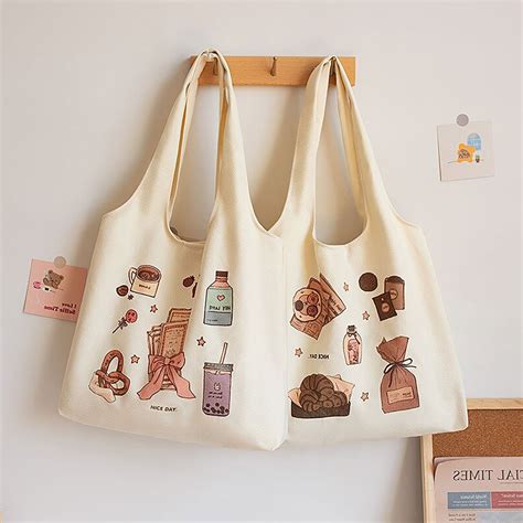 New Korean Style Eco Bag Shopping Bag Tote Bag Casual All Match