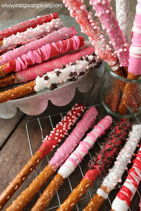 Show her how much you love and respect her in your own ways. Make Valentine Day Special with Pretzel Rods - Easy Peasy ...
