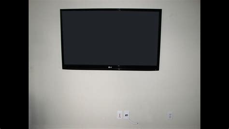 Time Lapse How To Mount A Flat Screen Tv On A Wall Install Hang Youtube