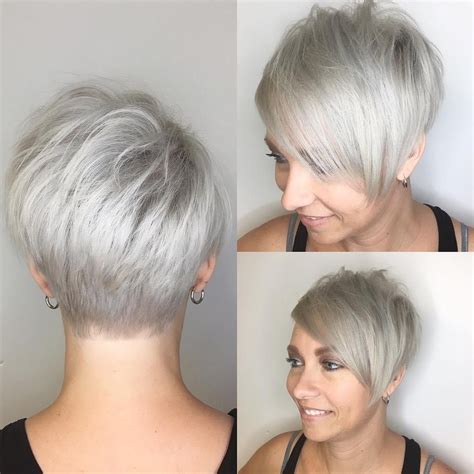 Delicate tapered feathered crop pixie cuts for fine hair have extra vim and vigor when you wear. 40 Hottest Short Hairstyles, Short Haircuts 2021 - Bobs ...