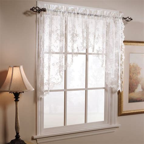 Rod pocket kitchen curtain set. Rollingwood 30'' Window Valance in 2020 | Valance curtains ...