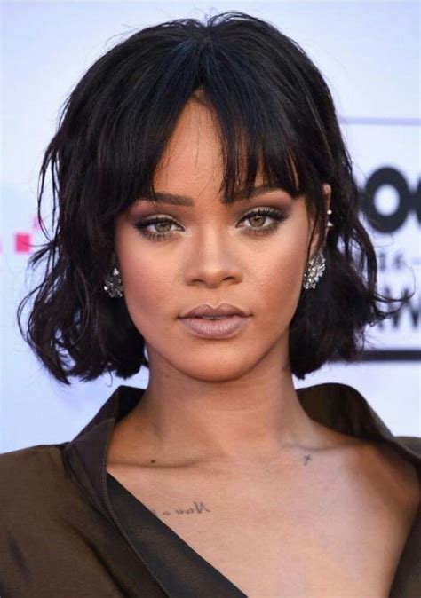 Shorthair Hair Blackhair Hairstyling Hairdesign Rihanna Fentybeauty Nudemakeup Makeup