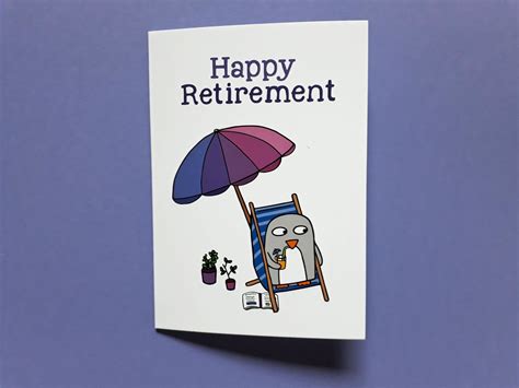 Happy Retirement card Penguin Retirement card | Etsy | Happy retirement, Happy retirement cards ...