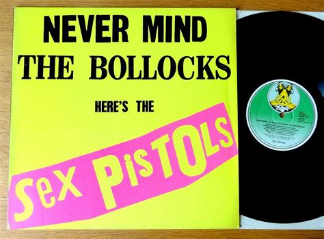 Lp Sex Pistols Never Mind The Bollocks Virgin 1977 Kult Lp Acheter