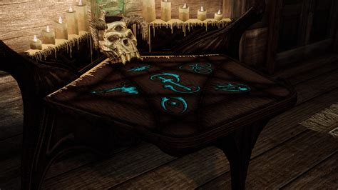 Derus Enchanting Table 4k At Skyrim Special Edition Nexus Mods And