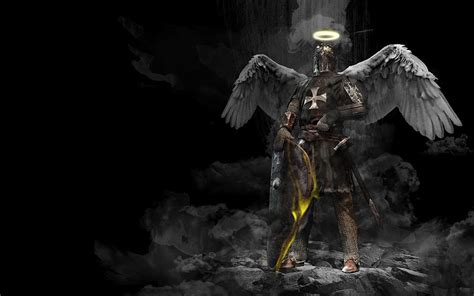 Hd Wallpaper Knight Angel Wallpaper Middle Ages Holy Armor