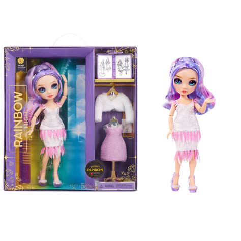 Rainbow High Fantastic Fashion Violet Willow Purple 11” Fashion Doll