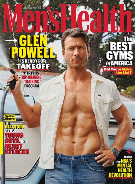 Glen Powell Strips Nude For Cover Shoot Us Weekly