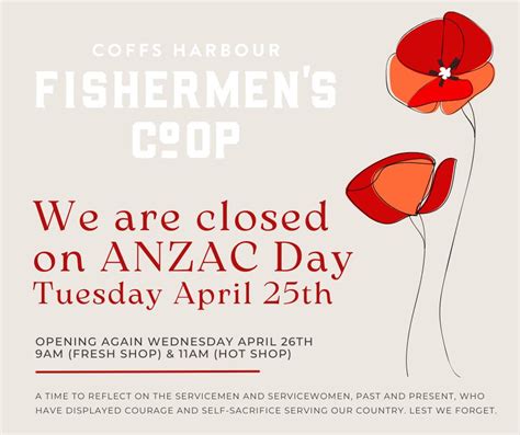 🕯 Lest We Coffs Harbour Fishermens Co Operative Ltd Facebook