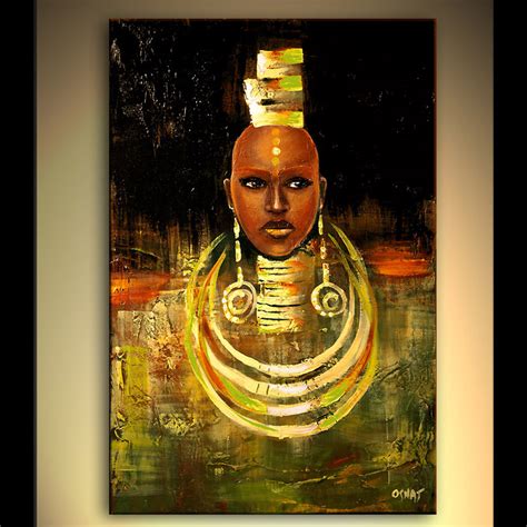 Painting For Sale Face Of An African Woman Front 6068