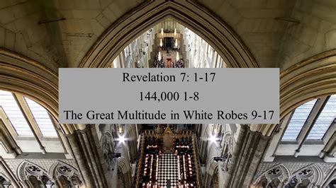 Revelation Chapter 7 L 144000 Verses 1 8 And The Great Multitude In