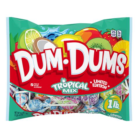 Dum Dums Limited Edition Assorted Pops 16 Oz