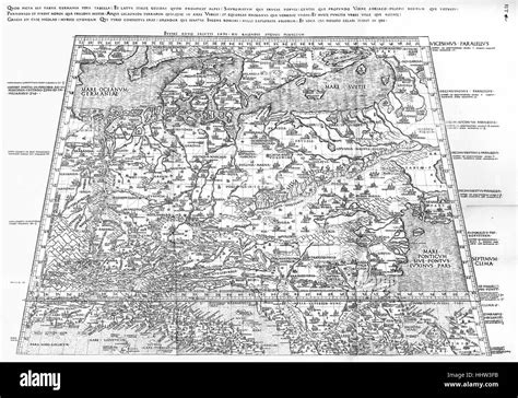 Oldest Map Of Germany Drawn C 1450 By Nicholas Of Cusa 1401 11