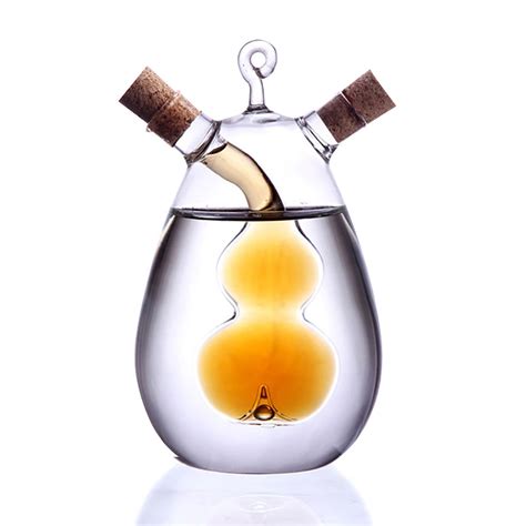 2-in-1 Olive Oil And Vinegar Dispenser Cruet Pourer Bottle ...
