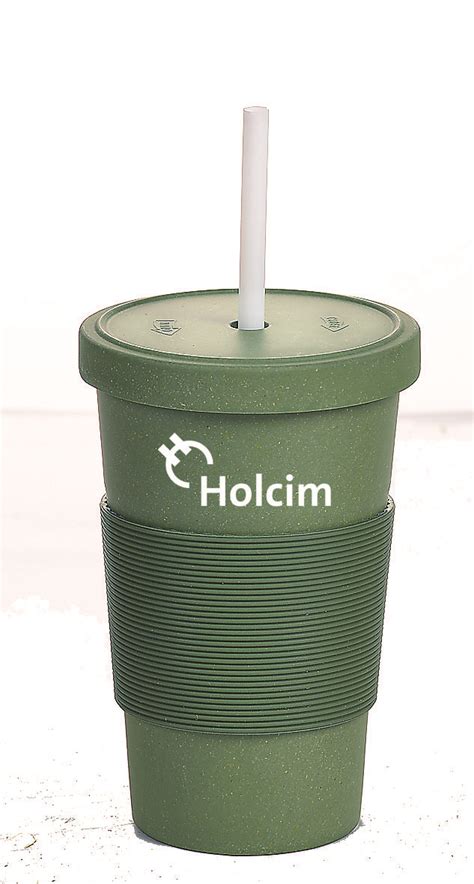 Bamboo Fiber Tumbler with Straw http://www.promobilia.com | Tumbler