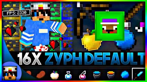 Zyph Default 16x Mcpe Pvp Texture Pack Fps Friendly Youtube