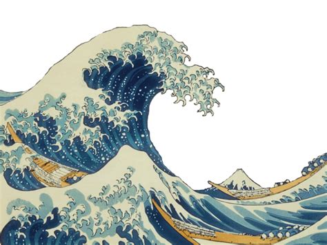 Hokusai Wave Png png image