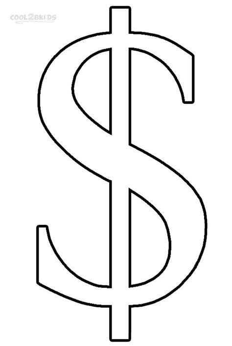 Money Coloring Page - Coloring Home