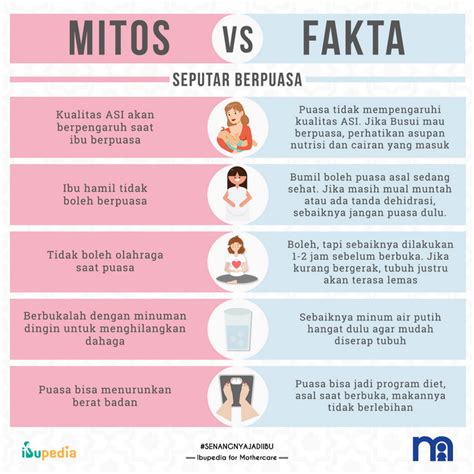Mitos Vs Fakta Seputar Berpuasa Infografis Ibupedia Hot Sex Picture