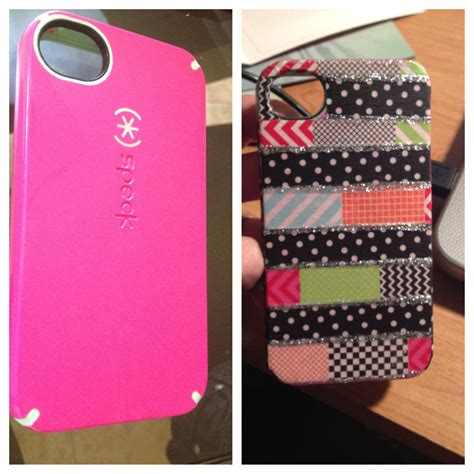 Washi Tape Iphone Case Makeover Used A Speck Case Washi