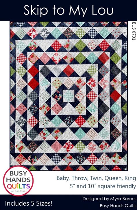 Skip To My Lou Quilt Pattern Patterns Quilting Books Patterns And Notions